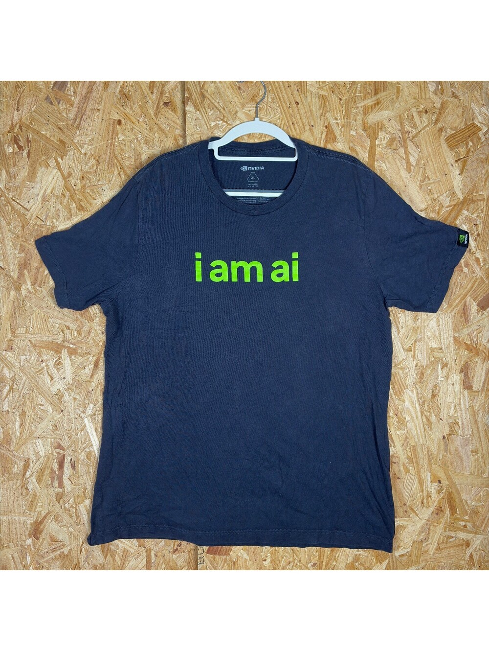 NVIDIA i am ai graphic T-shirt